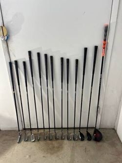 MEN'S COMPLETE LEFT HANDED GRAPHITE GOLF/HYBRID CLUBS - SET! 