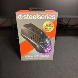 SteelSeries Aerox 3 Wireless - Ultra Lightweight Gaming Mouse