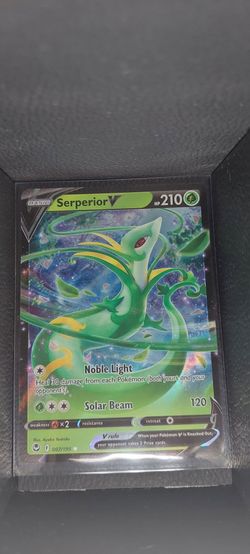 Serperior V Pokémon Card 007/195 Holo