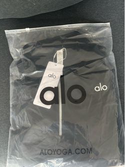 Alo Quarter zip  hoodie, black size small