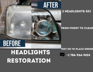 Headlight restoration&polishing