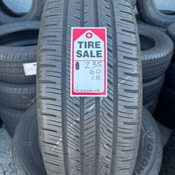 235-60-18 Yokohama YCTX Full Used Tire Set $240 Free Mounting And Balancing 