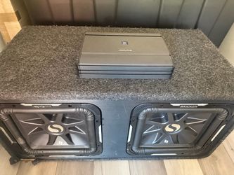 2 12 kicker sub with amp