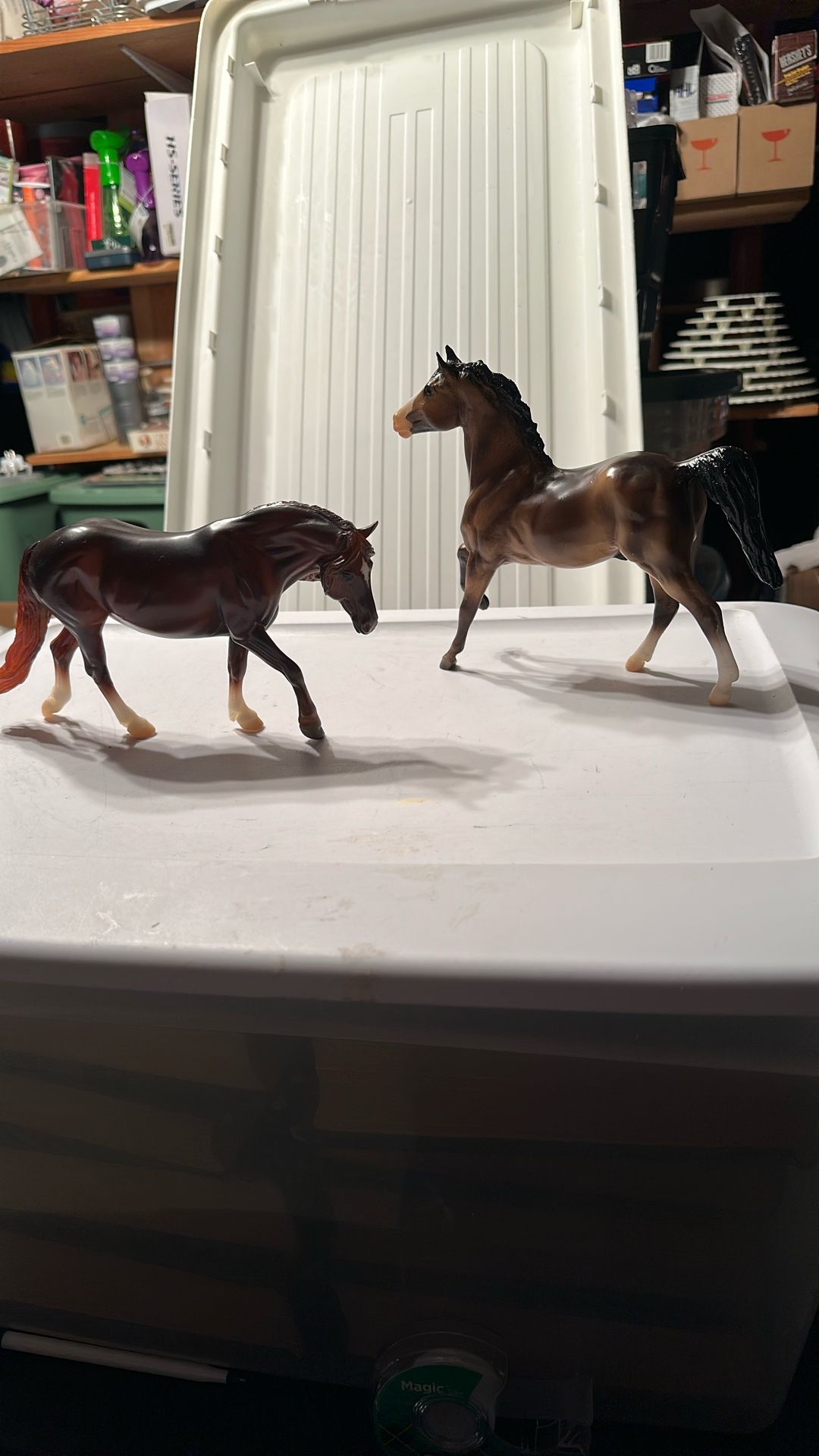 Two Vintage Horse Figures