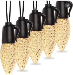 Outdoor String Lights 50FT, String Lights for Outside Waterproof IP65, BINKBANG Patio Lights with Remote Control, Led String Lights Shatterproof Dimma