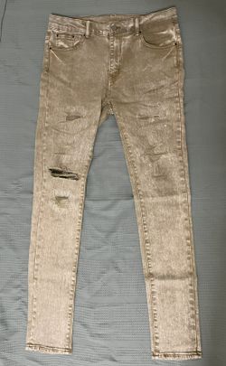 Tan Khaki Skinny Jeans