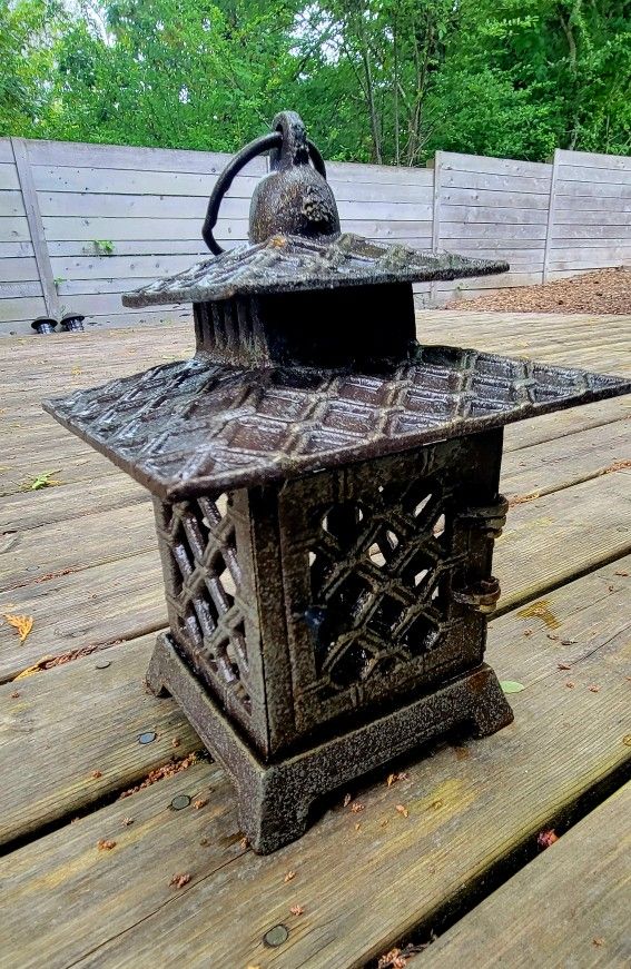 🎑Japanese 🏮Double Pagoda Garden Lantern