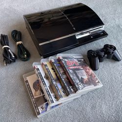 80GB PlayStation 3 CECHE01 ***plays PS2 disks***