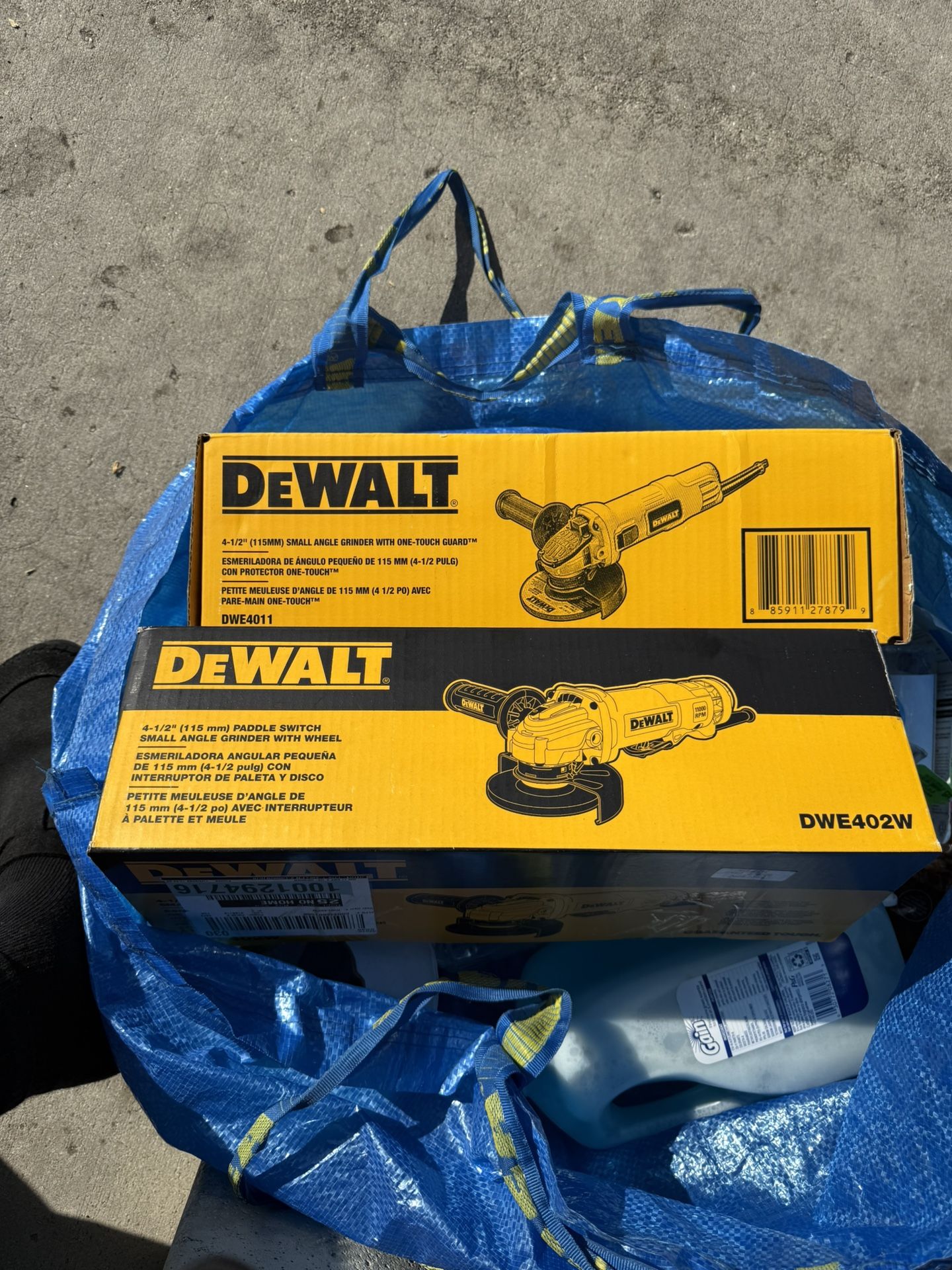 $200 For 2 DeWALT Angel Grinders