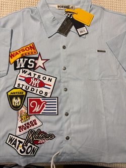 XL Watson Studios Patch Button-Up Shirt XL