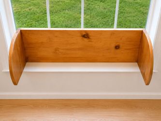 Solid Wood Corner Shelves (Set of 2)