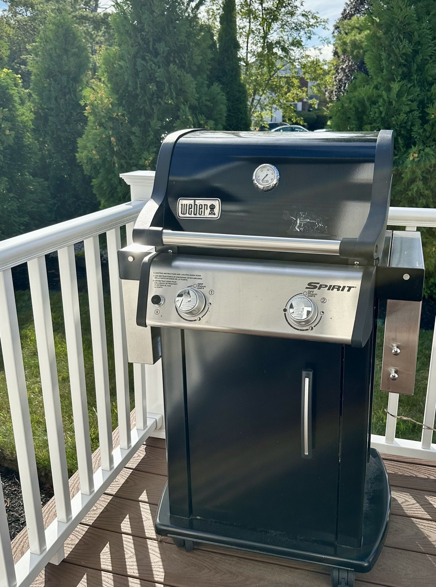 BIG PRICE CUT - Weber Grill, 2 Burner, Gas Tank & Metal Brush Included