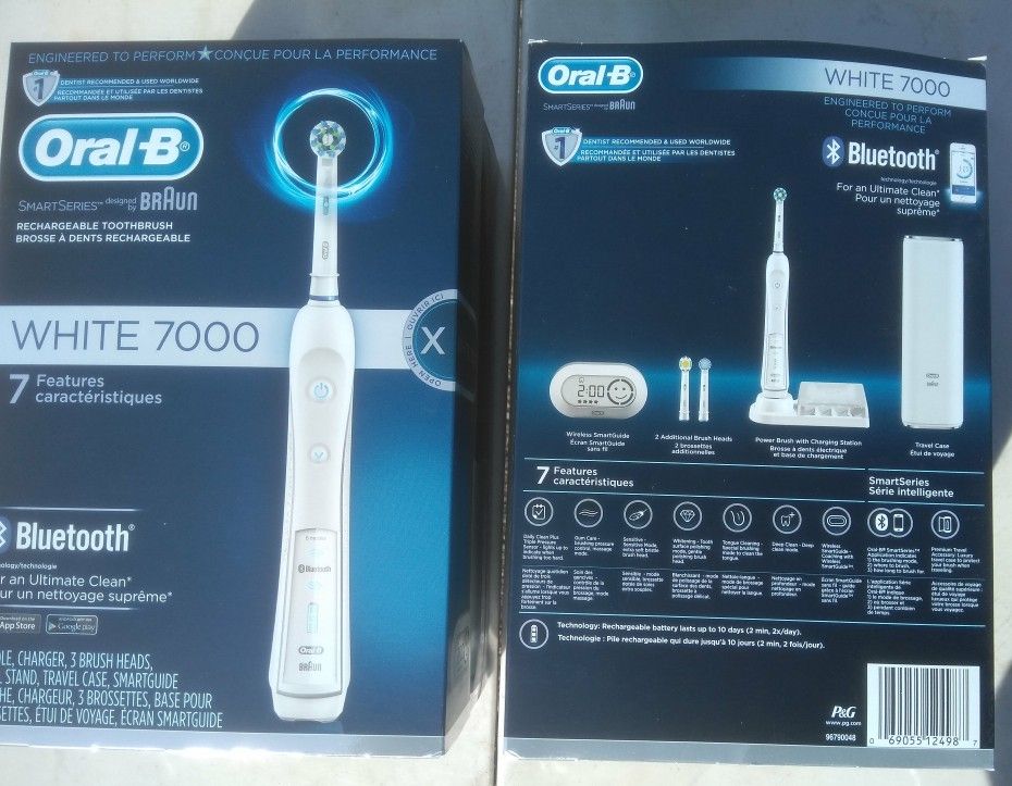 New Oral B Electric Toothbrush Bluetooth. Read Details