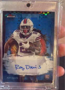 Ray Davis Topps Finest Rookie Certified Autograph Card