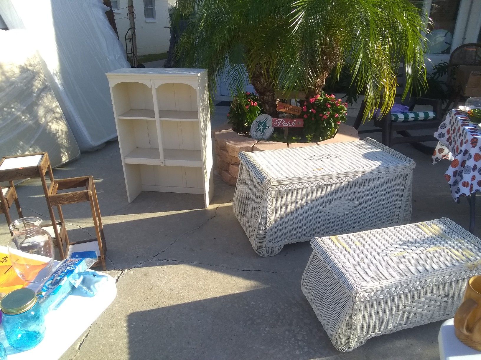 Wicker set and/ or shelf