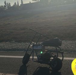 Roller minibike frame