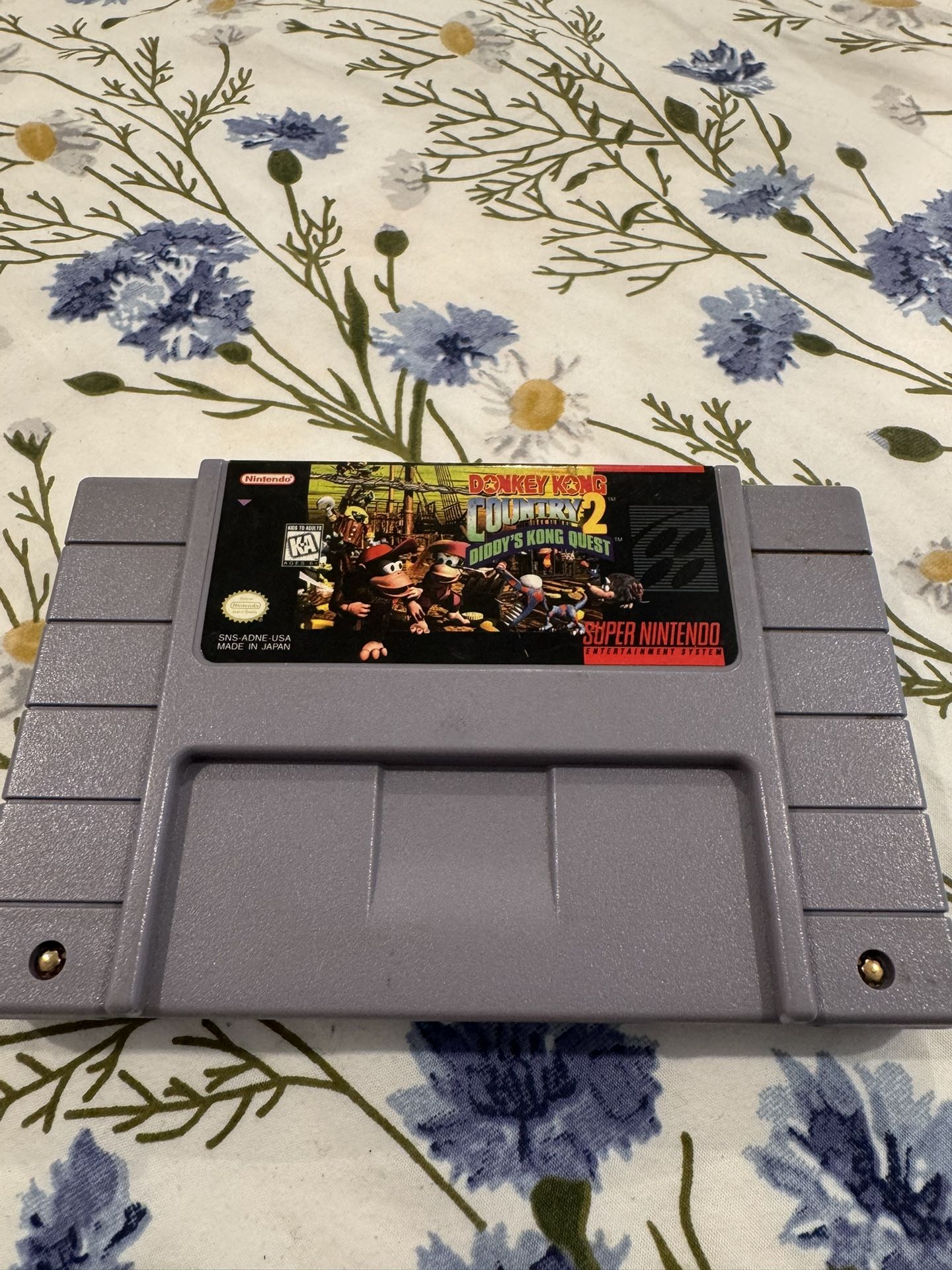 Donkey Kong Country 2, DK2, SNES, Authentic, Tested