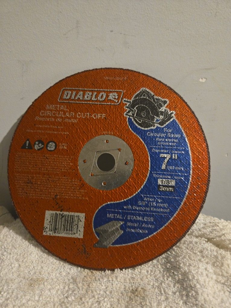 DIABLO METAL CIRCULAR CUT OFF 7"