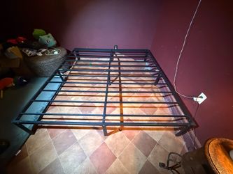 King size metal bed frame