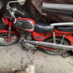 Vintage Yamaha mini bikes