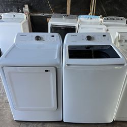 Samsung Washer&Dryer Large Capacity Set 60 day warranty/ Located at:📍5415 Carmack Rd Tampa Fl 33610📍