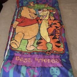 Disney WINNIE THE POOH Childrens Sleeping Bag