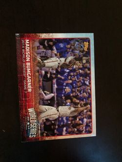 Madison Bumgarner wold series 2014