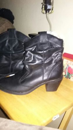 Black boots