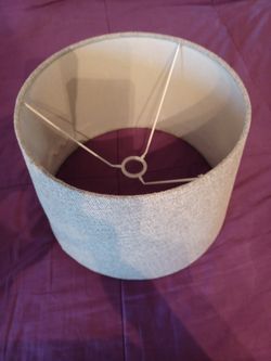 Lamp Cover In Light Gray  Med Size Good Condition