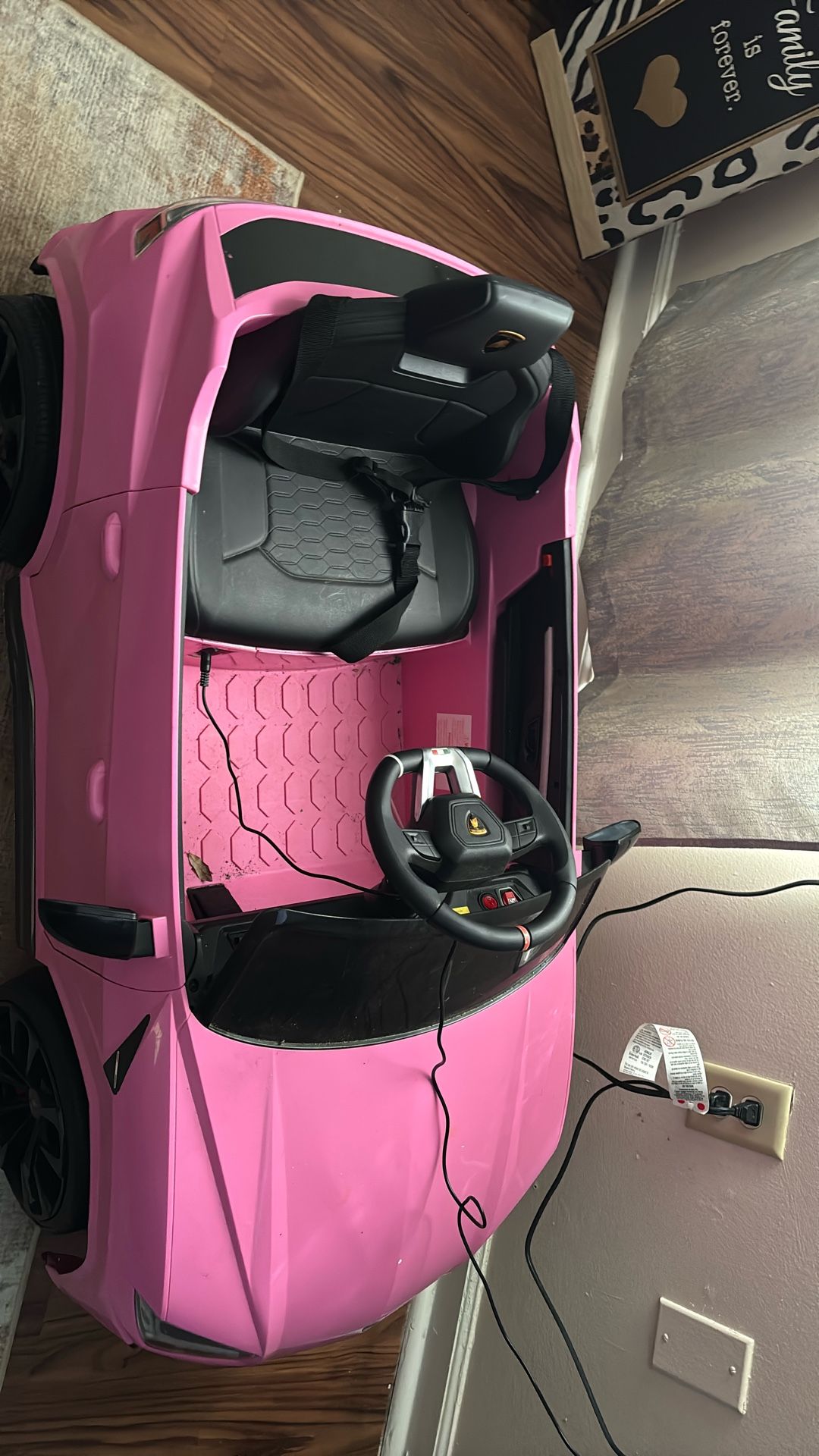 Electric Car for Kids 12V Licensed Lamborghini Ride On Car with Remote Control,Max Speed