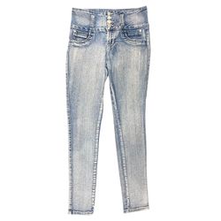 Diamante Mid Rise Skinny Jeans