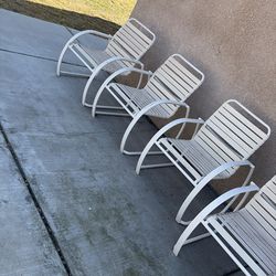 Pool side chairs