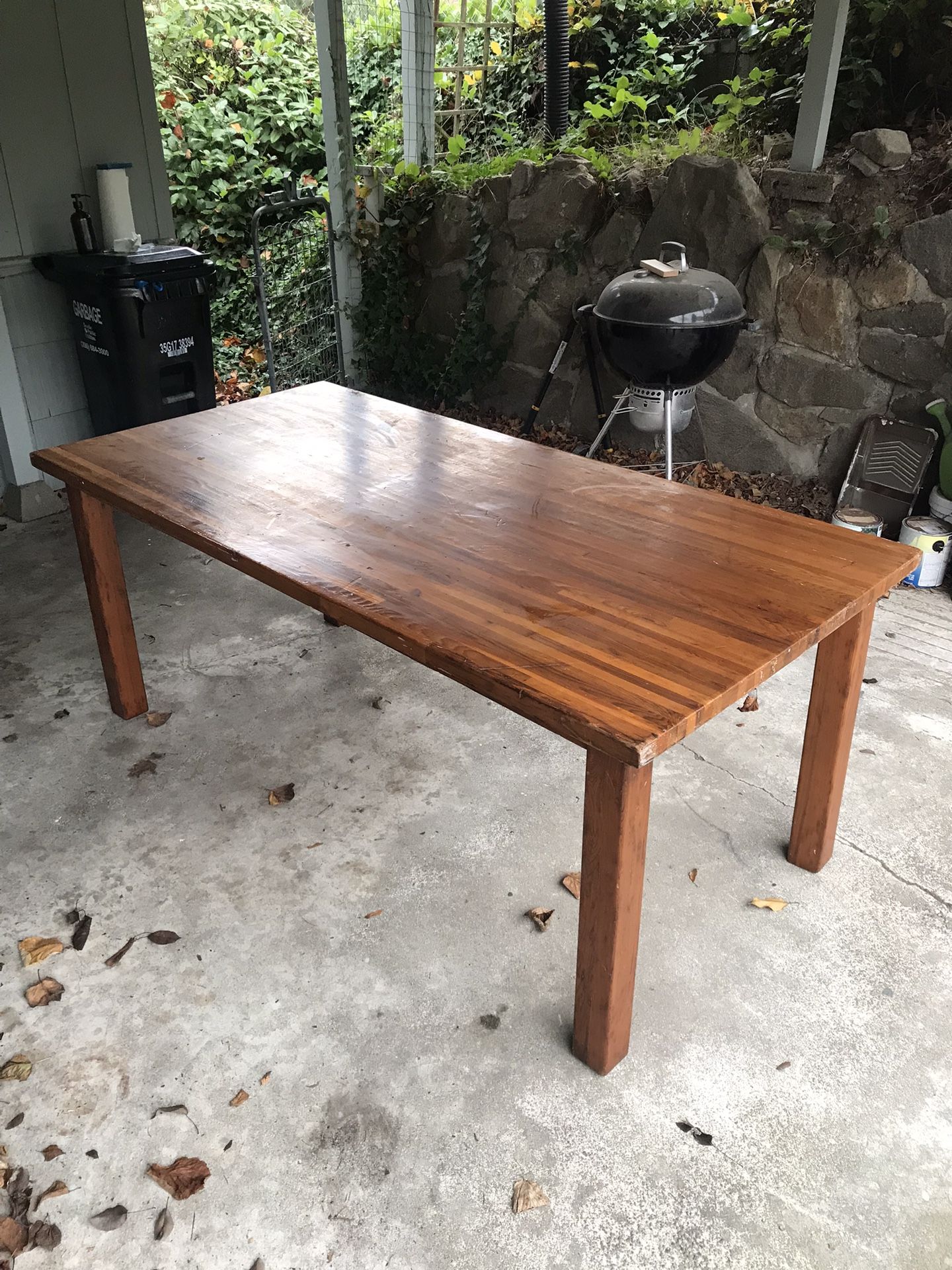 Antique 50 Year Old Kitchen Table