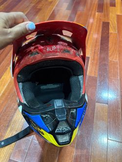 Youth large fox racing v2 helmet