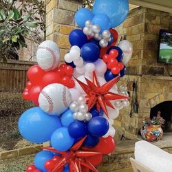 Baseball balloons 16 Pcs(decorative)