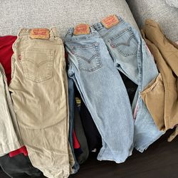 BOYS CLOTHES SIZES 7-8 PICK UP TODAY