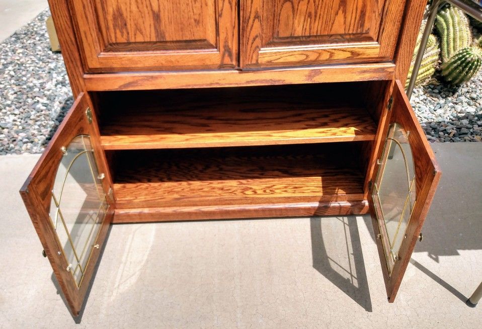 Armoire Wood Entertainment Center