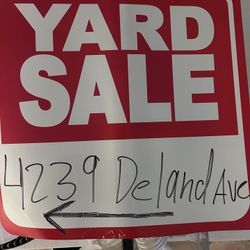 Yard Sale This Saturday In Pico Rivera