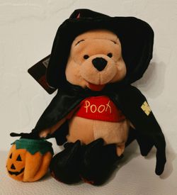 Disney Halloween Witch Winnie The Pooh Beanie
