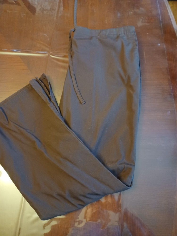 Tie Waist Scrub Bottoms Size Med