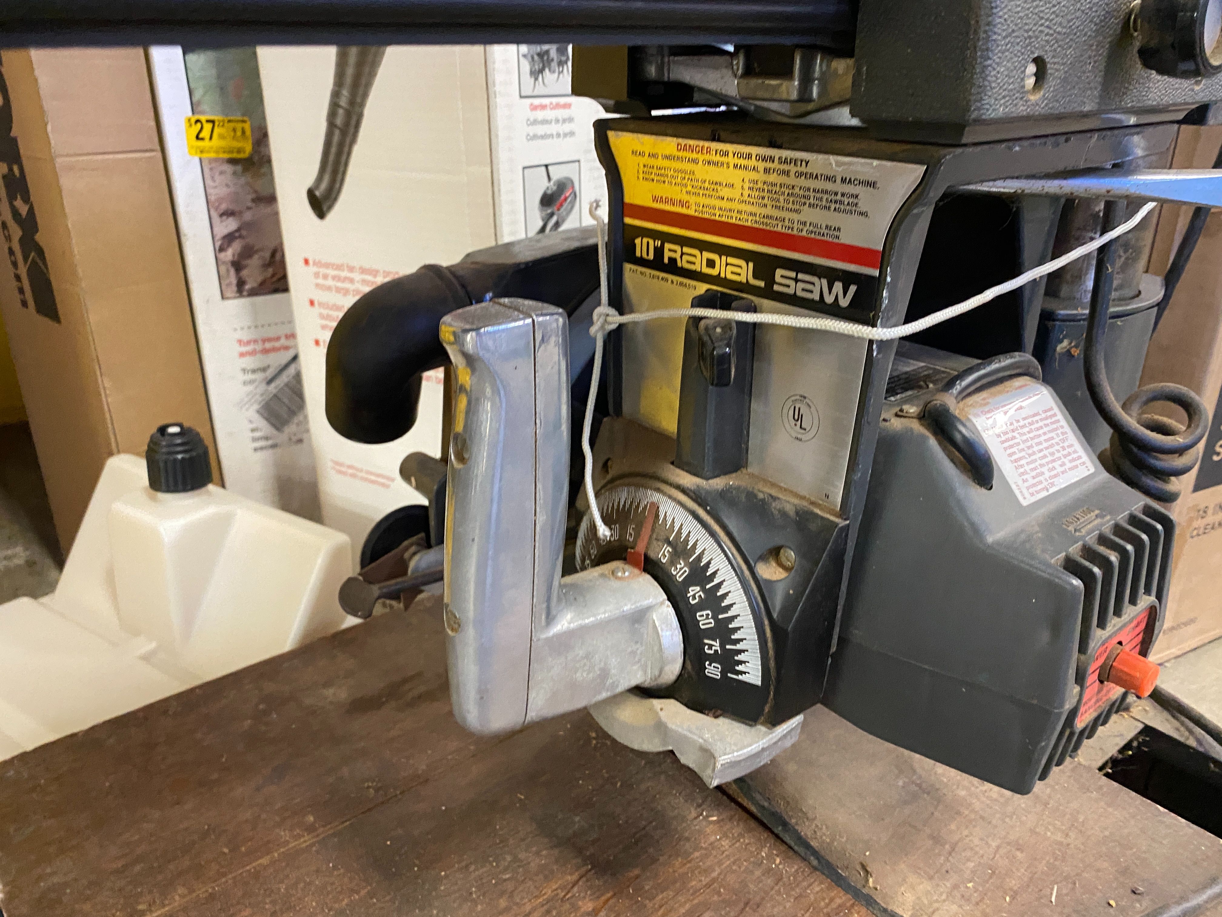 SEARS CRAFTSMAN Table Top Radial Saw