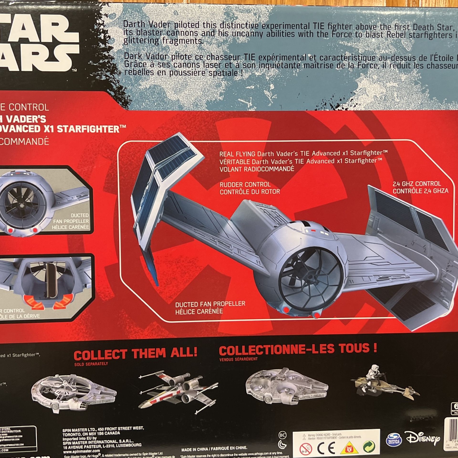 Death Vader's Tie Advanced X1 Starfighter