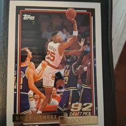 Robert Horry Rookie Card 1992-93 Topps Gold #308