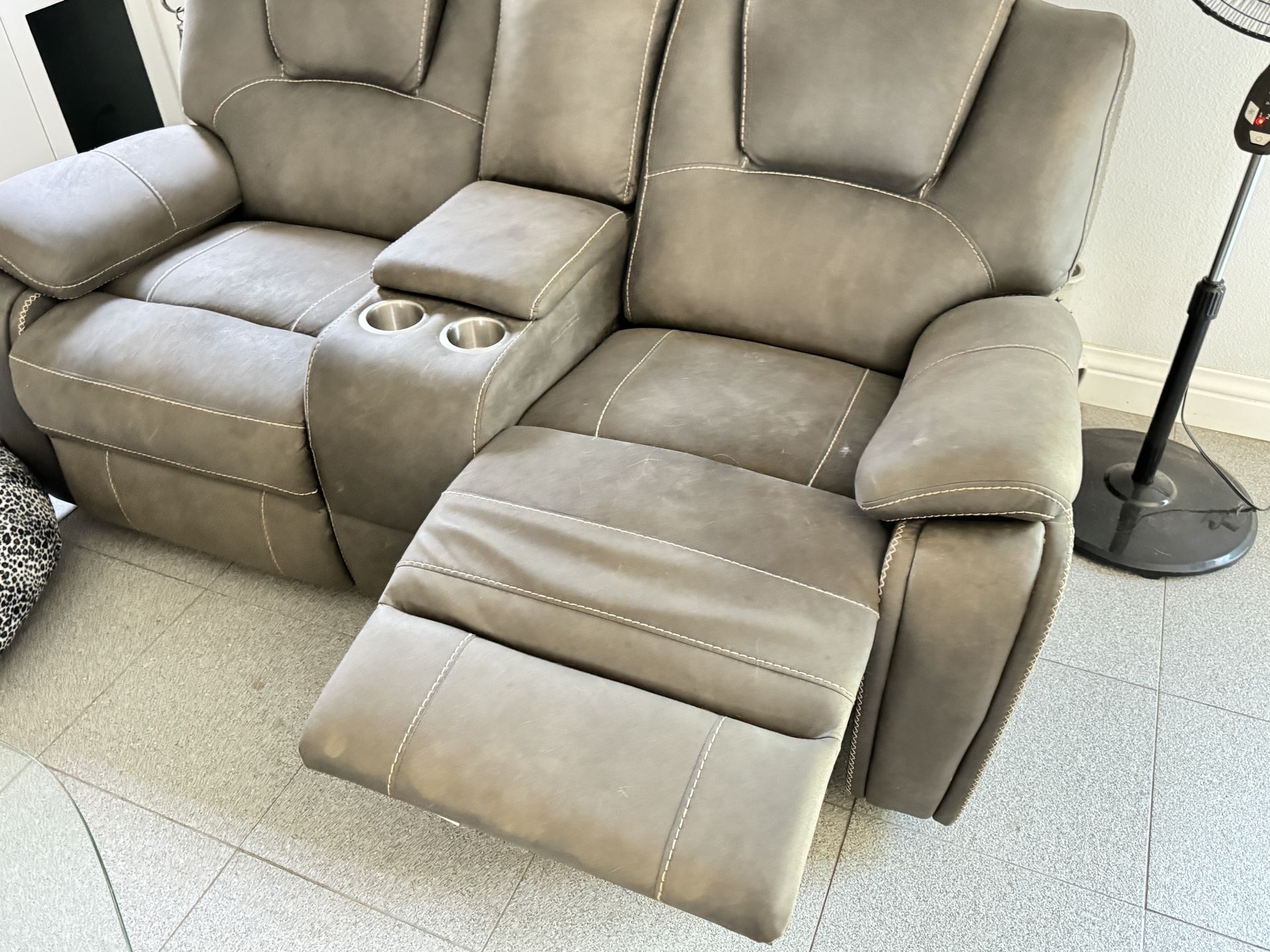 Power, Reclining Sofa And Loveseat Set