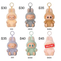 Have a Seat LABUBU Authentic THE MONSTERS Vinyl Plush Blind Box Hanging Pendant