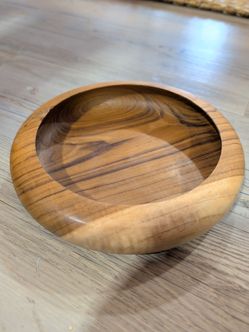 Turned Wooden Bowl