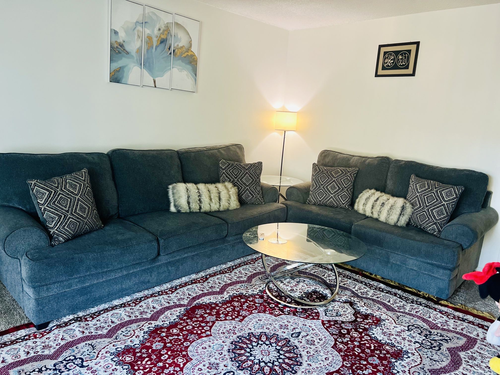 Living room 2 pcs LoveSeat Couch Sofa, Living room couch