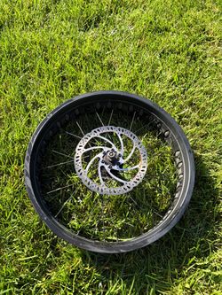 Super 73 front wheel WITH ROTOR