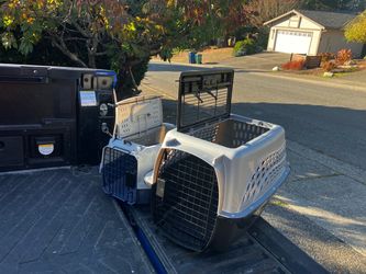 Small Dog Cat Rabbit Bunny Kennel Crate Carrier Like New Big 24” L. By 14” W by 14” H $25 Small 20” L by 10” W by 10” H $20