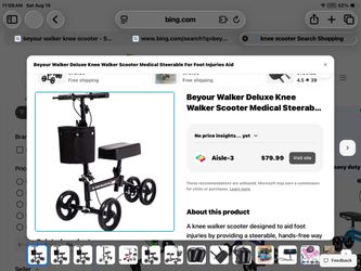 Beyour Walker Deluxe Knee Walker Scooter